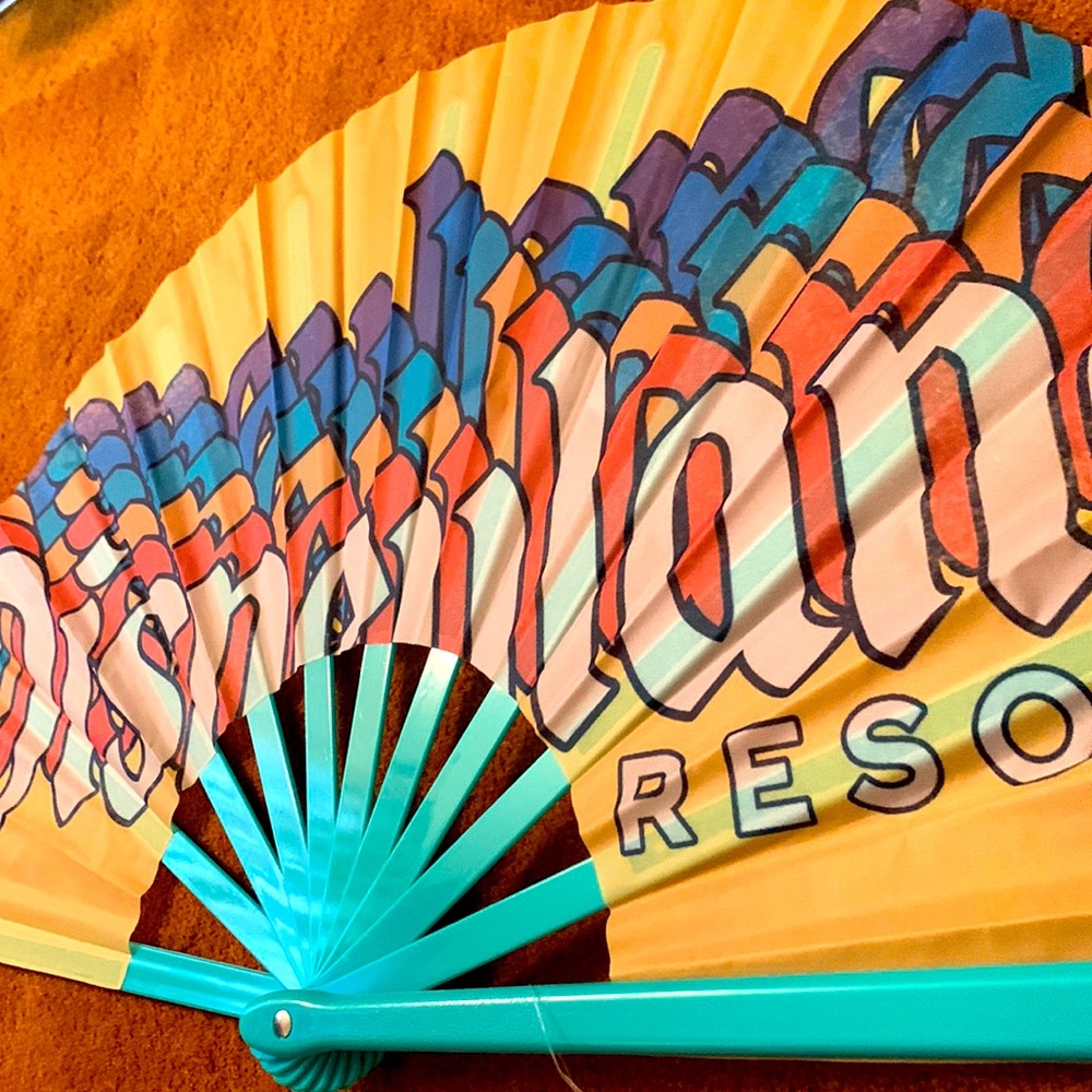 Disneyland resort folding fan large